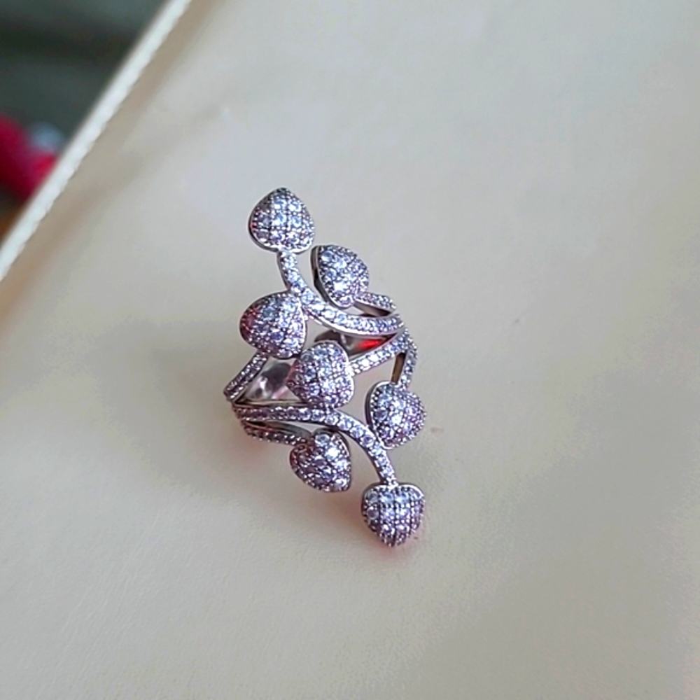 Rhinestone Resizable Ring